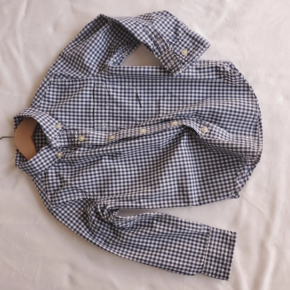 GAP Classic Checkered Button-Up Shirt